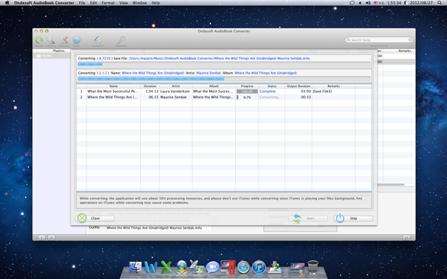 Ondesoft AudioBook Converter For Mac - 有声书转换软件[OS X]丨反斗限免