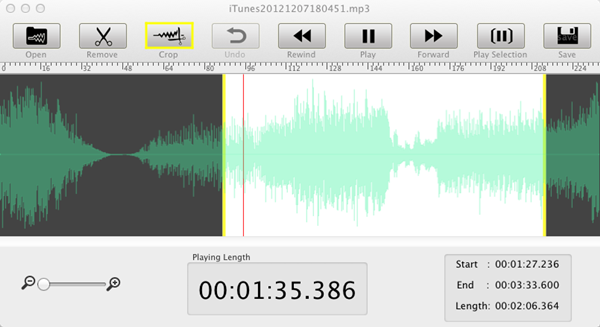 crop audio files on mac
