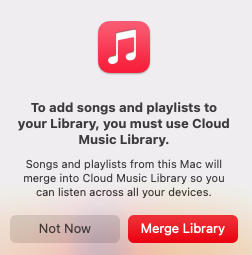 turn off iCloud Music Library
