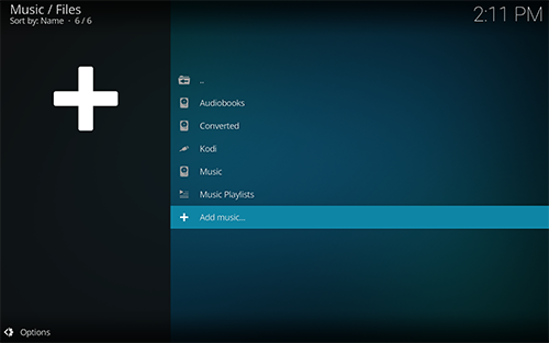 reproduza o Apple Music no Kodi