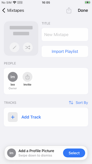 Apple Music Collaborative Playlist 