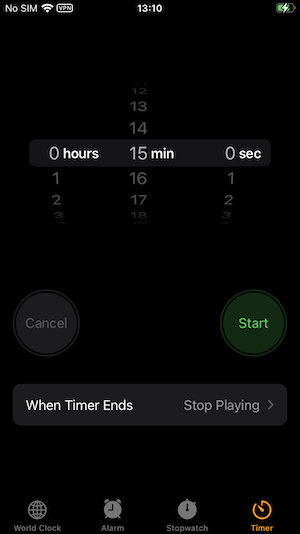 Apple Music Sleep Timer