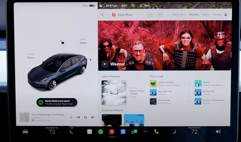 Apple Music on Tesla