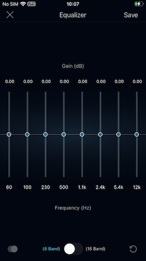 Apple Music equalizer