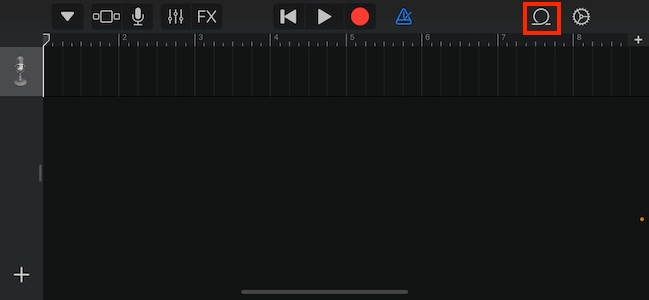add audio file to garageband iphone