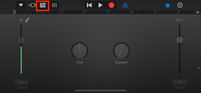 add audio file to garageband iphone