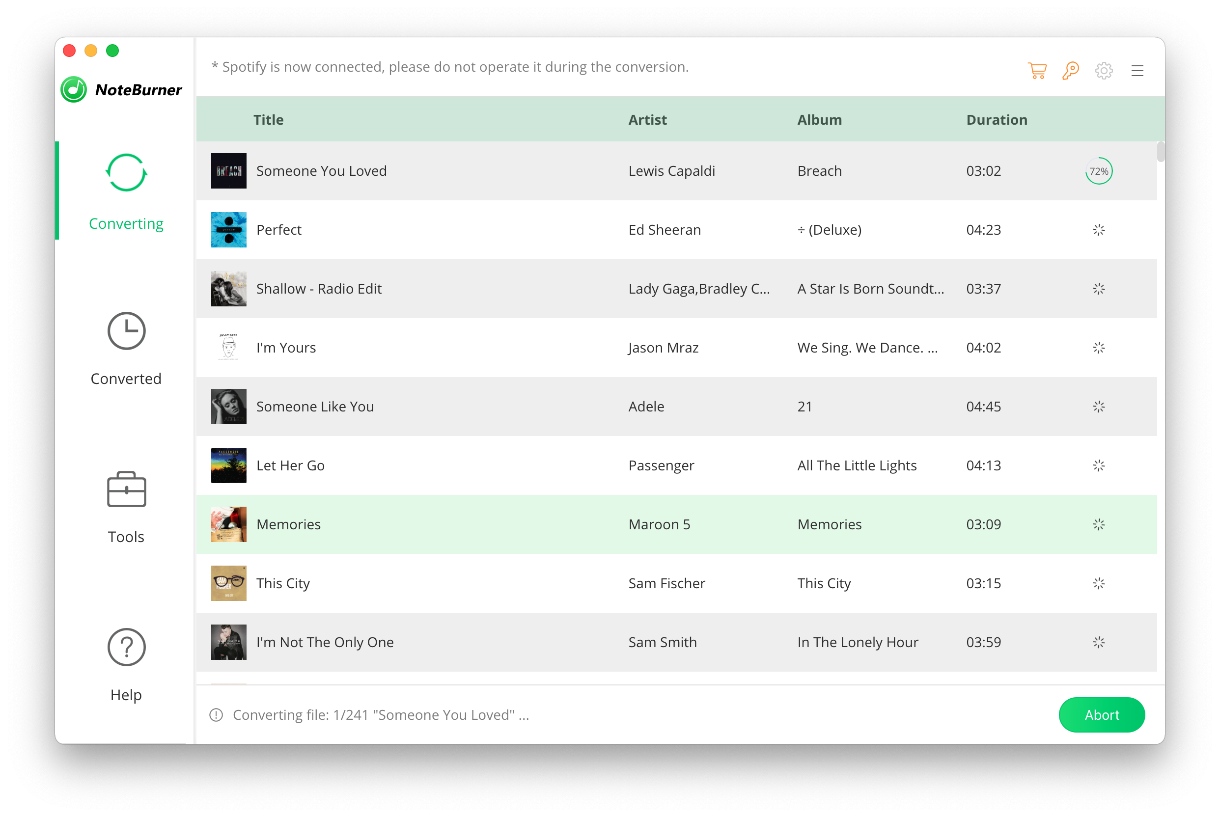 تحويل Spotify إلى mp3