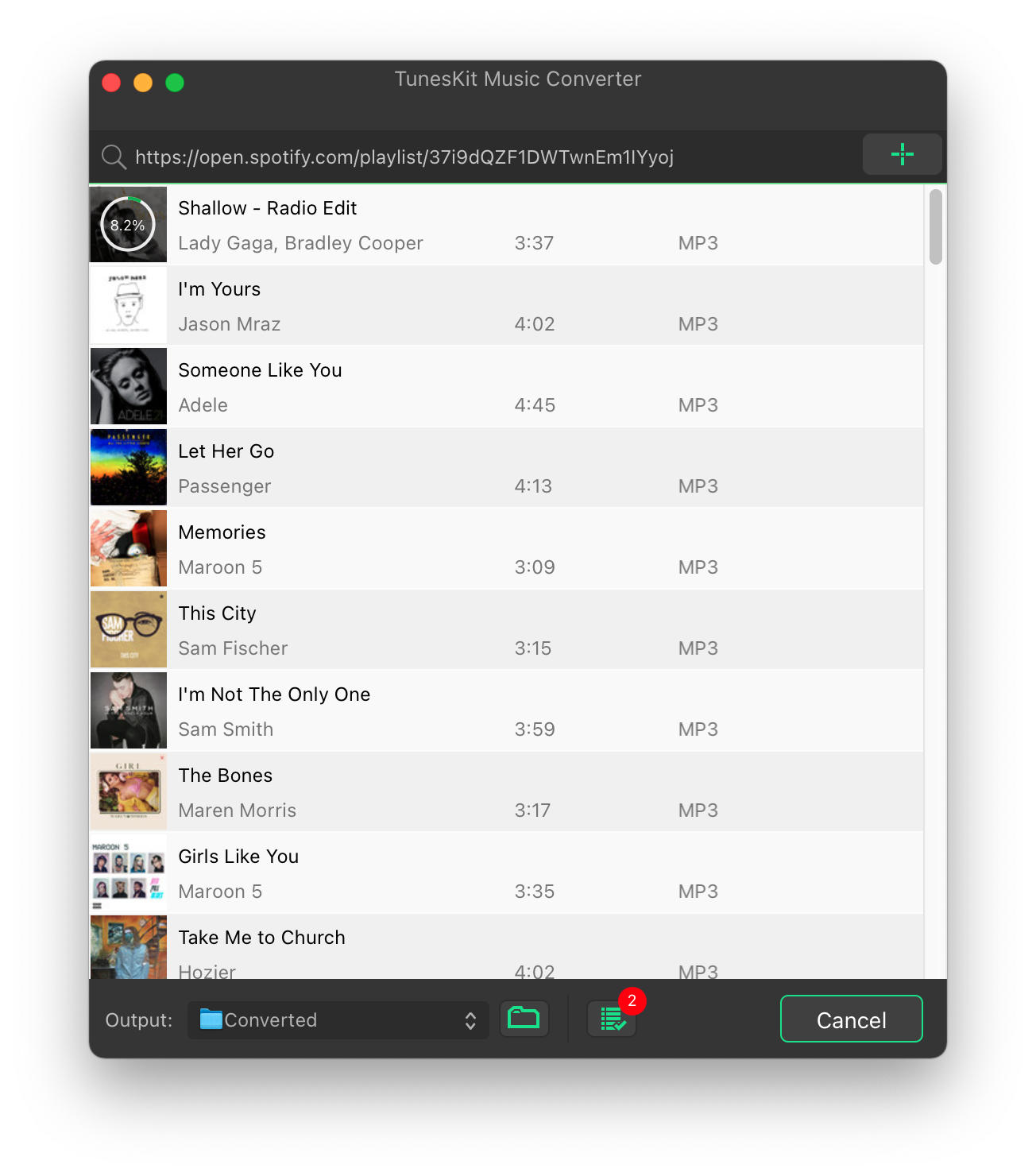 تحويل Spotify إلى mp3