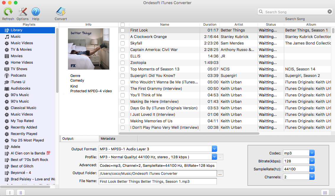 برنامج إزالة iTunes audio drm