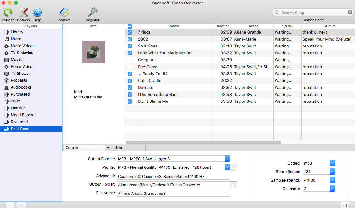 محول قائمة تشغيل iTunes