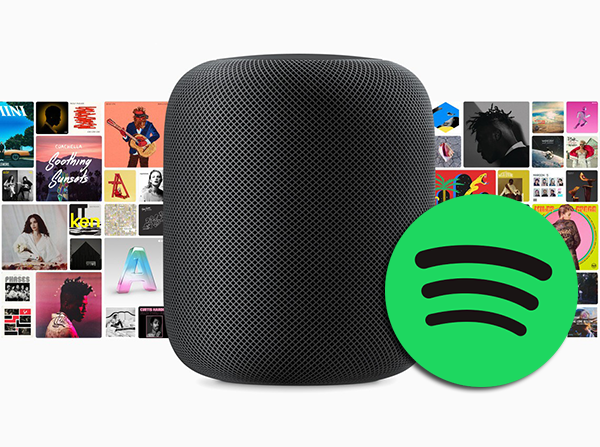 قم بتشغيل Spotify على HomePod