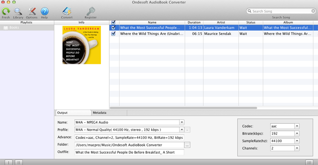 rip AudioBook to MP3 on Mac