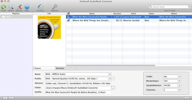 AudioBook Converter for Mac