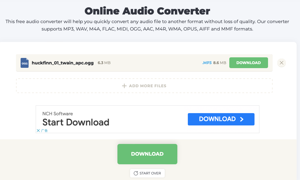 convert Audible AA/AAX audiobooks to MP3