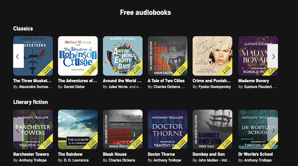 free audiobooks