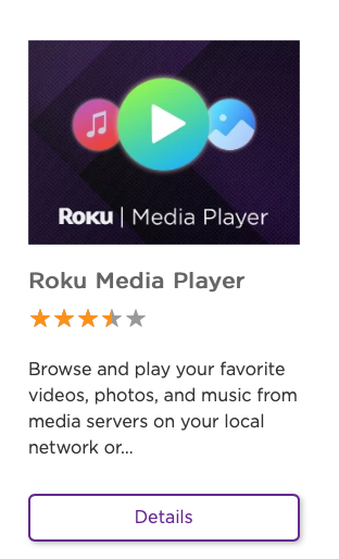 Roku Media Player
