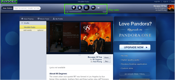 Record Pandora radio on mac