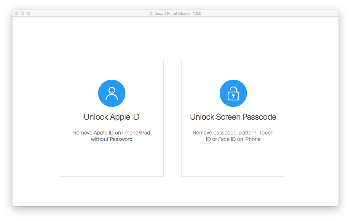 unlock iPhone/iPad