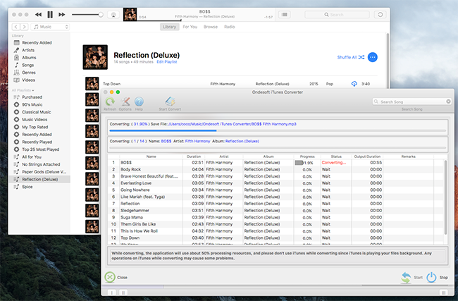 converti Apple Music in MP3