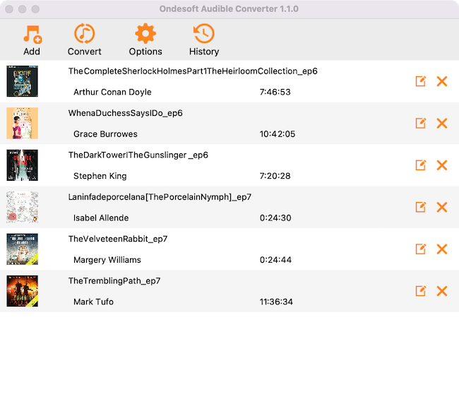 converti audiolibri Audible AA/AAX in MP3