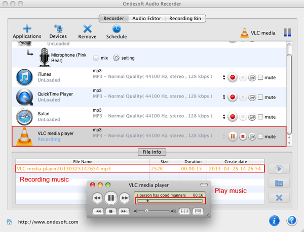 software di registrazione del suono mac