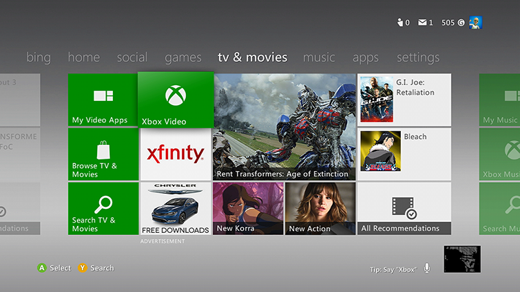 riproduci i video di iTunes su Xbox 360