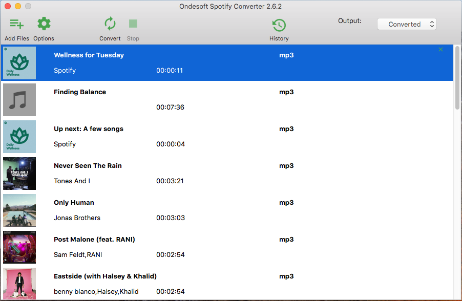 Convertitore da Spotify a mp3