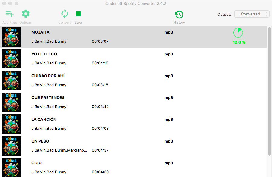 Convertitore da Spotify a mp3