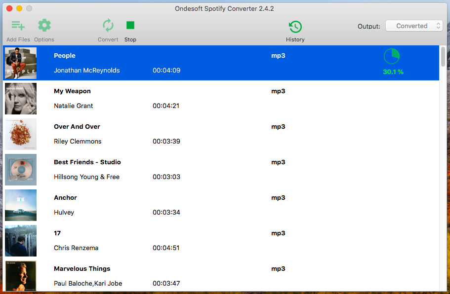 Convertitore da Spotify a mp3