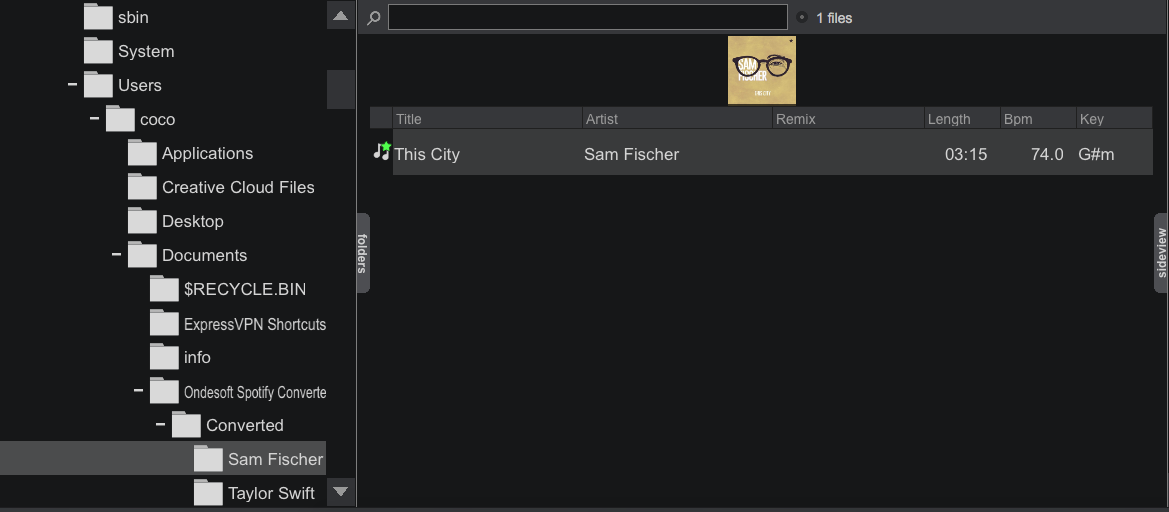 Canzone Spotify su Virtual DJ