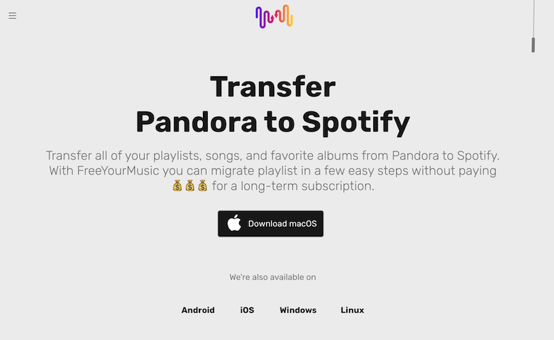 Pandora to Spotify