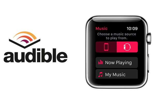audiolivro audível no Apple Watch