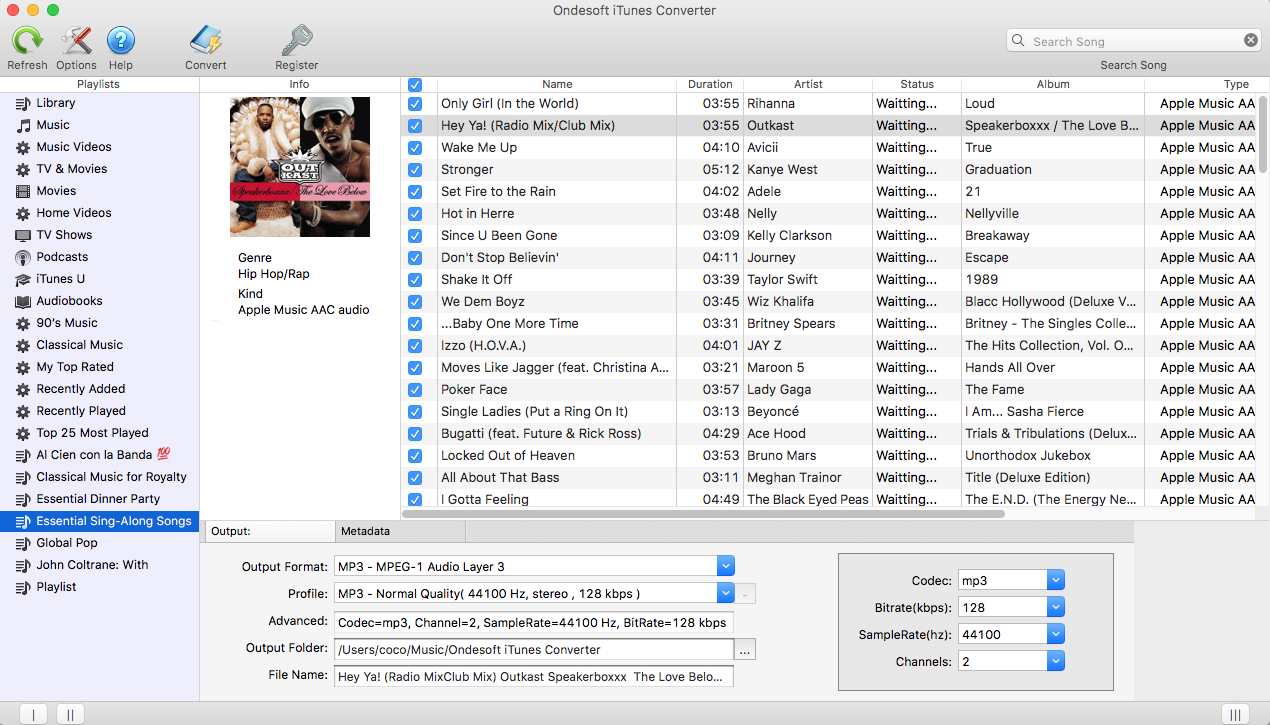 Listas de reprodução do Apple Music