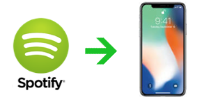 transfira Spotify Free Music para o iPhone X