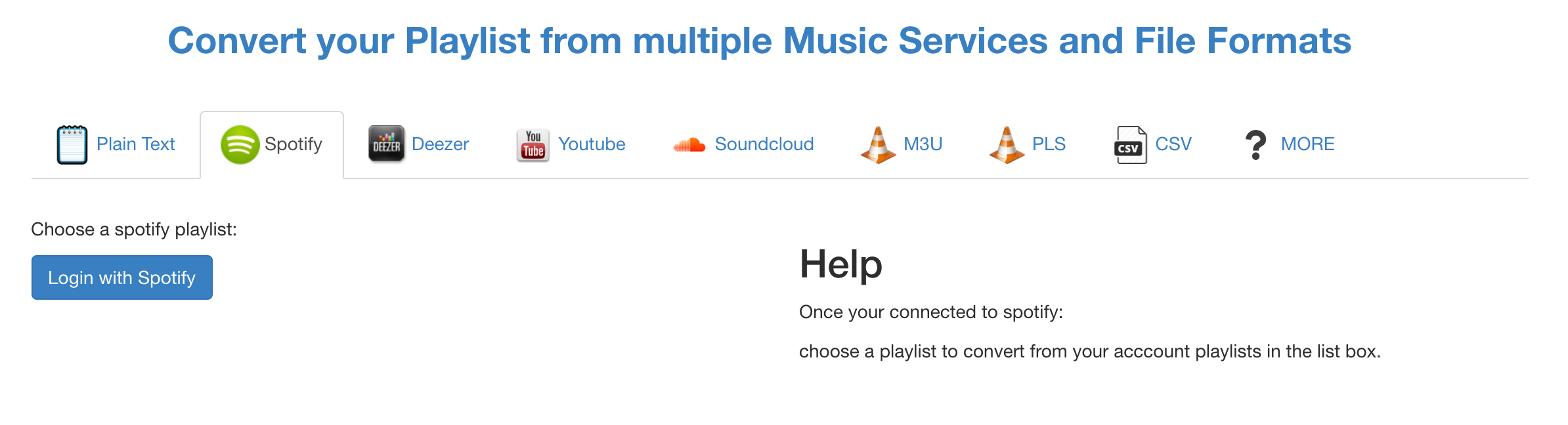 converter Spotify Music para MP3