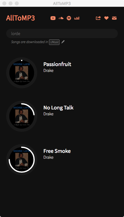 rip песни из Spotify