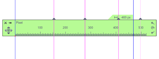 mac pica ruler add lines