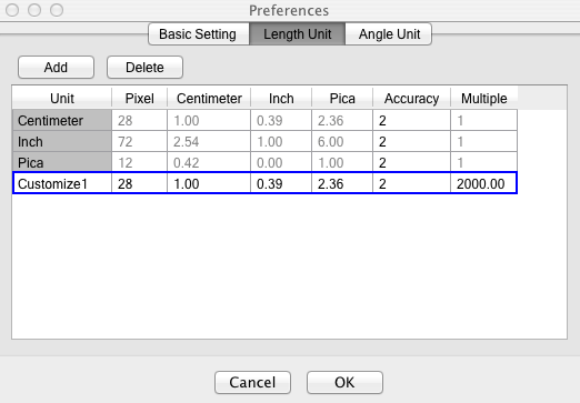 measure actual length on mac