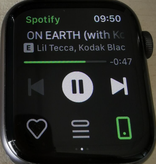 spotify Apple Watch