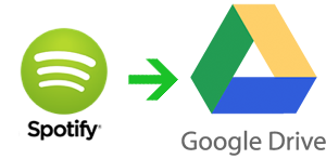 upload Spotify music to Google Drive