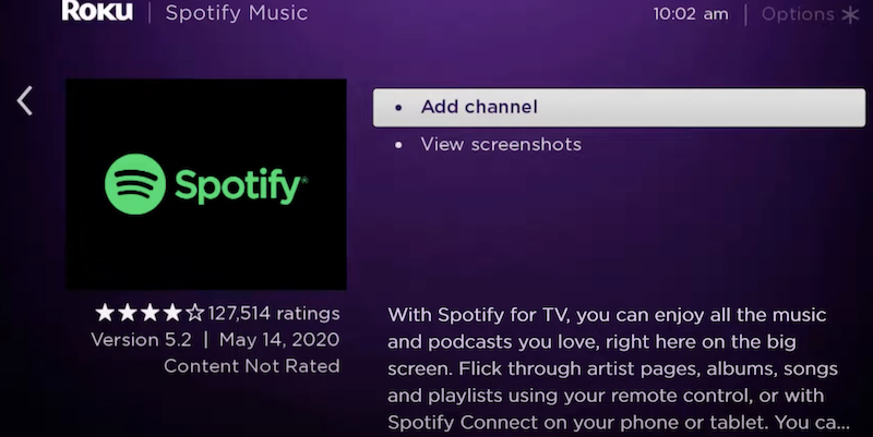 Roku Spotify