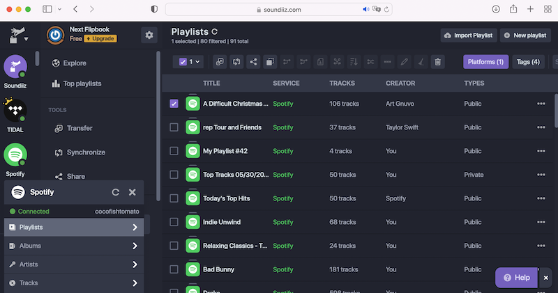 transfer Spotify playlists to Apple Music 