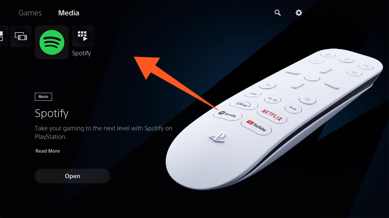 spotify on PS5