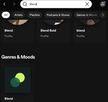 Spotify Blend