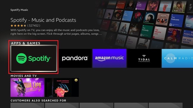 Spotify on Fire Stick