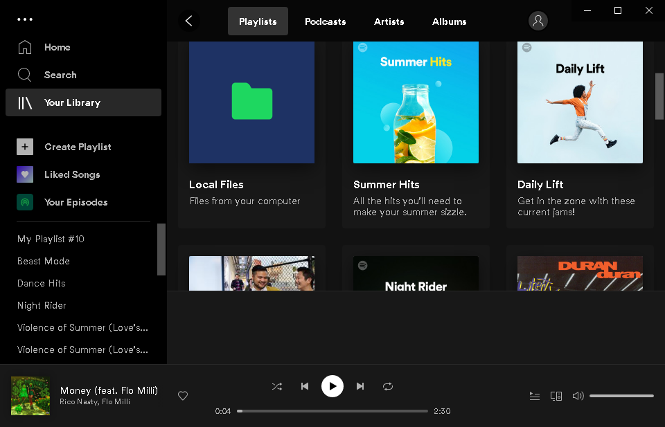 Spotify local files