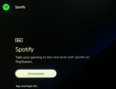 spotify PS5