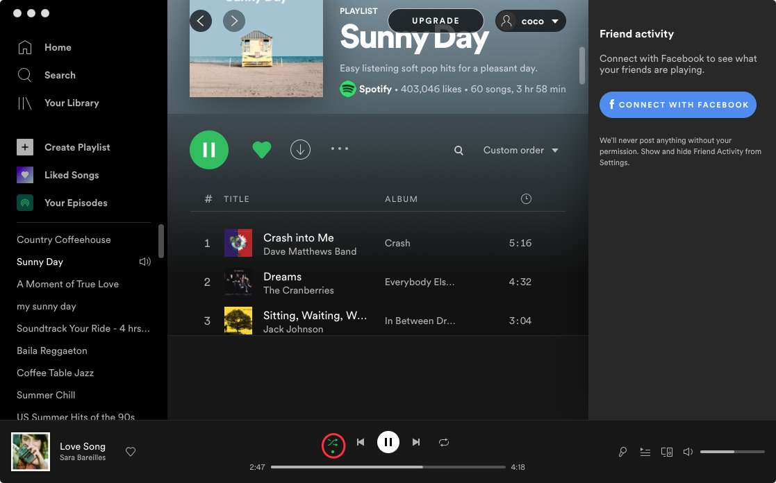spotify shuffle