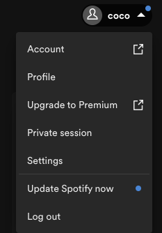 Spotify update