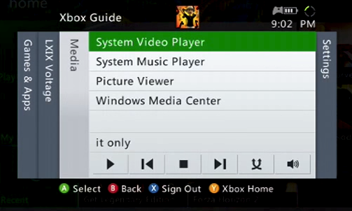 spotify xbox 360